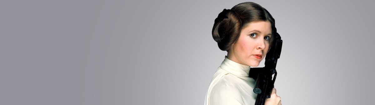 Background image of Princess Leia