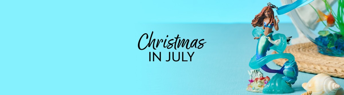 Christmas in July.The most magical time of the year starts here with our keepsake ornaments. Come back for more heartwarming releases featuring favorite characters.