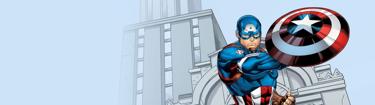 Background image of Captain America