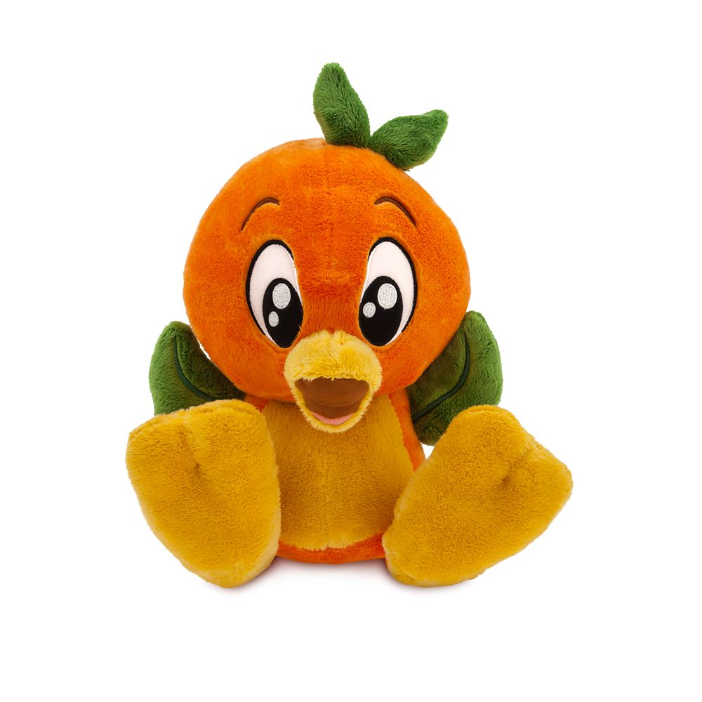 Orange Bird Big Feet Plush – Small 11''