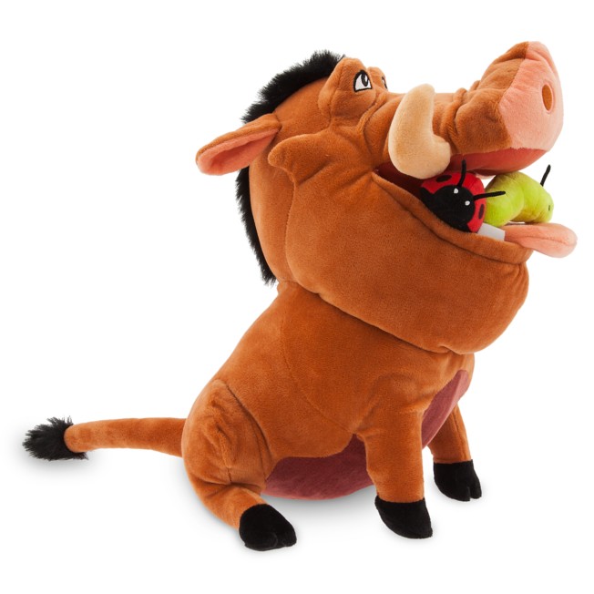 Disney Store The Lion King 14" Pumbaa Plush Stuffed Animal Toy