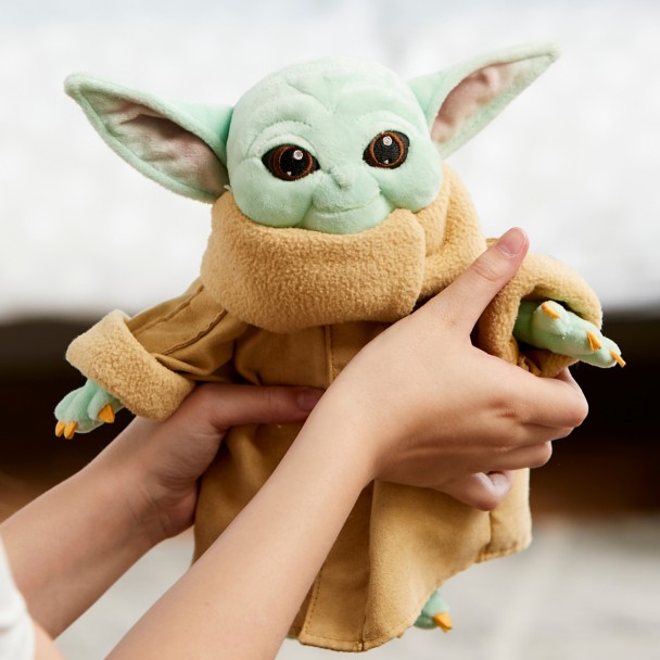 Star Wars The Mandalorian Grogu Plush Toy with Soft Body, 11-inch