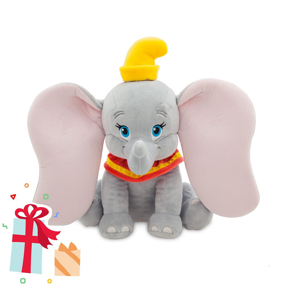 Dumbo Plush – Medium 14'' – Toys for Tots Donation Item