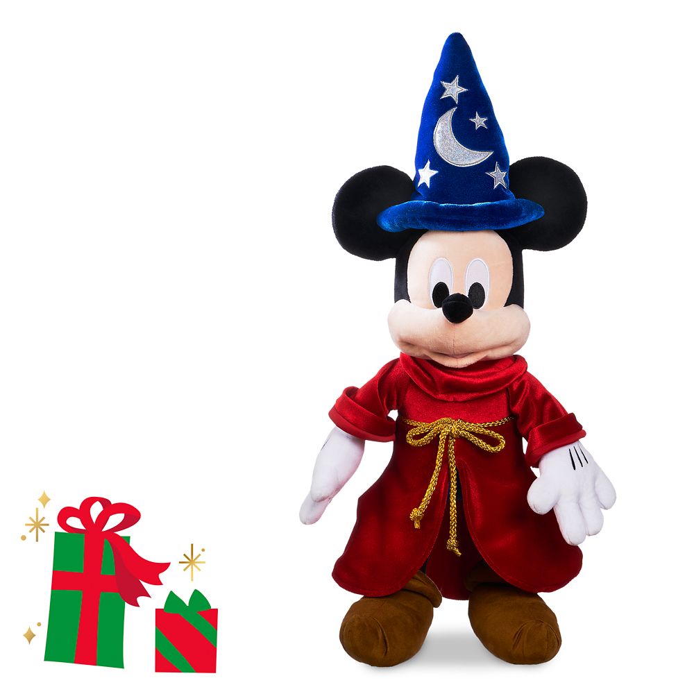 Sorcerer Mickey Mouse Plush – Medium 22 1/2” – Toys for Tots Donation Item is now available
