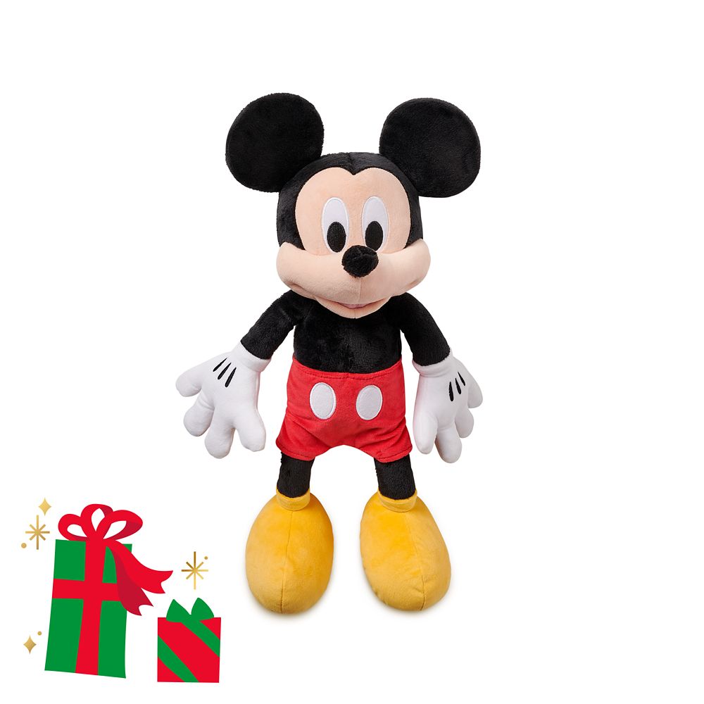 Mickey Mouse Plush – Medium 17 3/4” – Toys for Tots Donation Item is now out