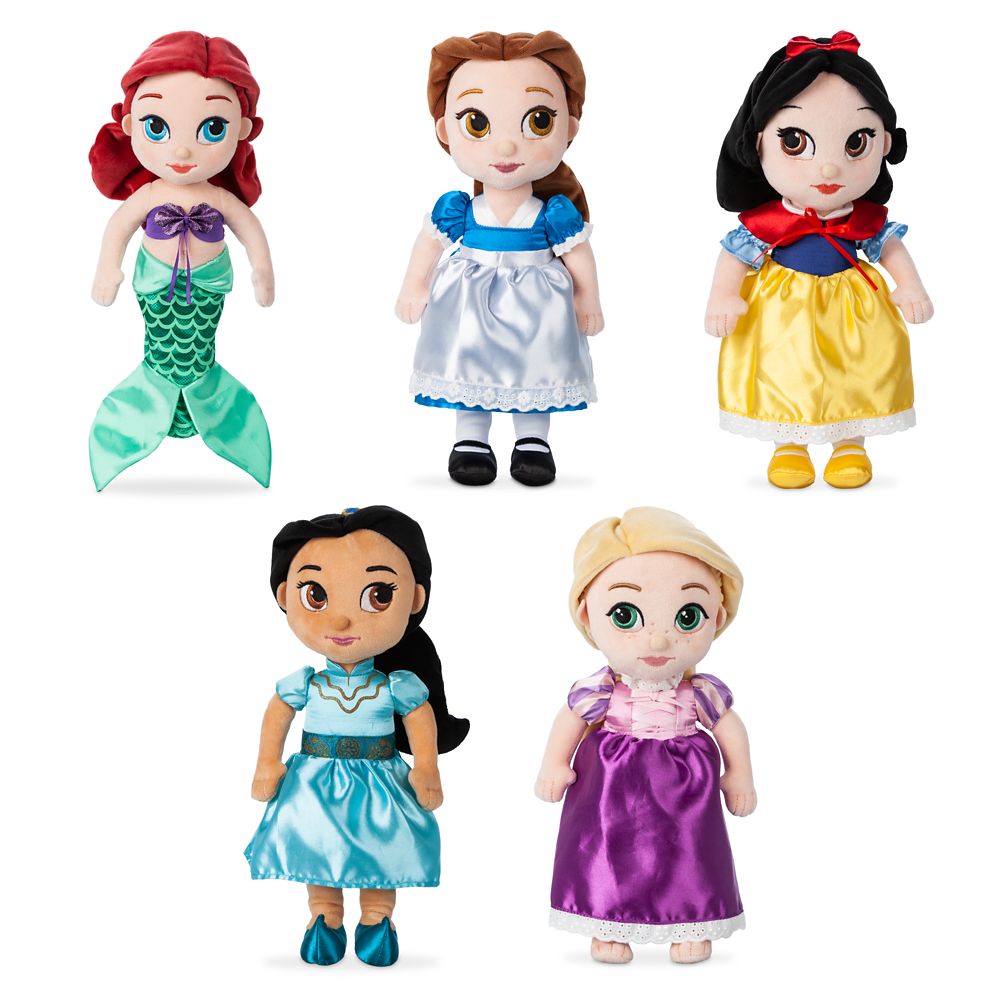 disney princess plush collector set