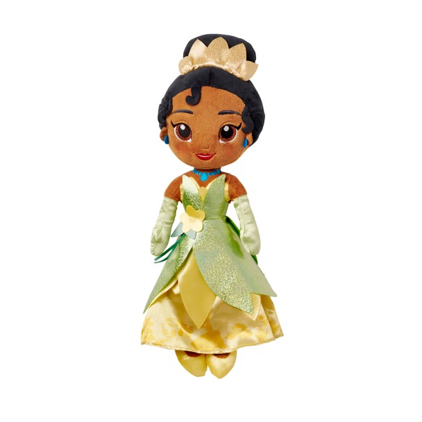 Original Disney Tiana Princess Plush Toy Stuffed Dolls 40cm High Quality  Birthday Gift For Children
