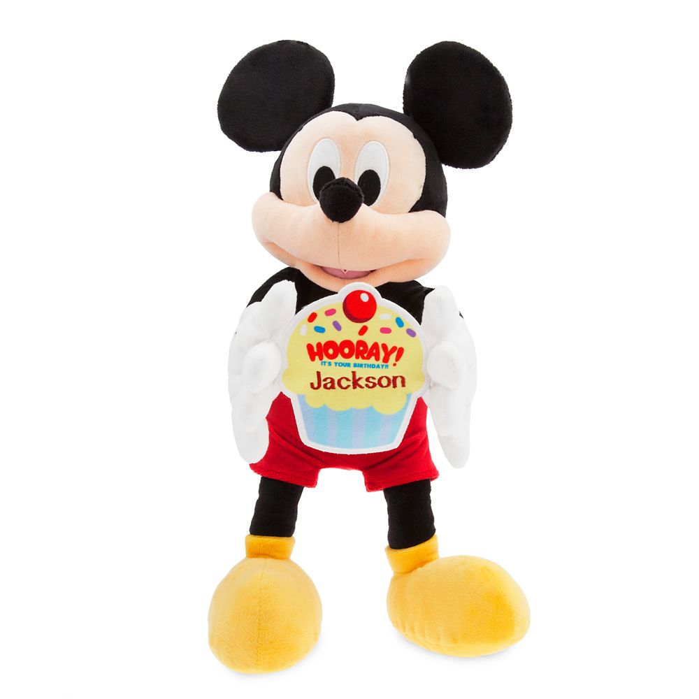 mickey birthday plush