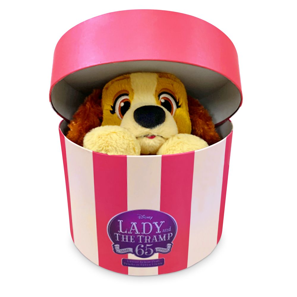 Lady Plush in Hatbox – Lady and the Tramp 65th Anniversary – Limited Release – Small – 6''