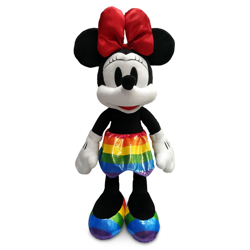 Minnie Mouse Plush – Medium 17'' – Rainbow Disney Collection