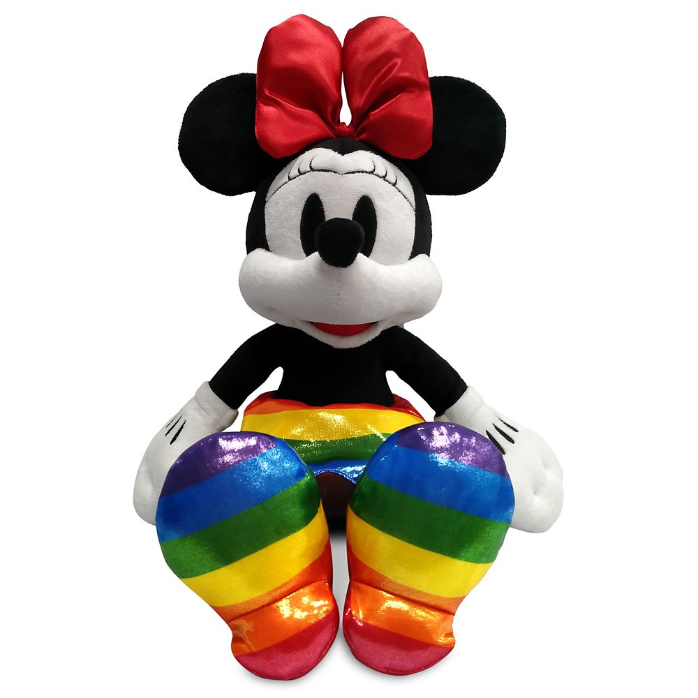 Minnie Mouse Plush – Medium 17'' – Rainbow Disney Collection