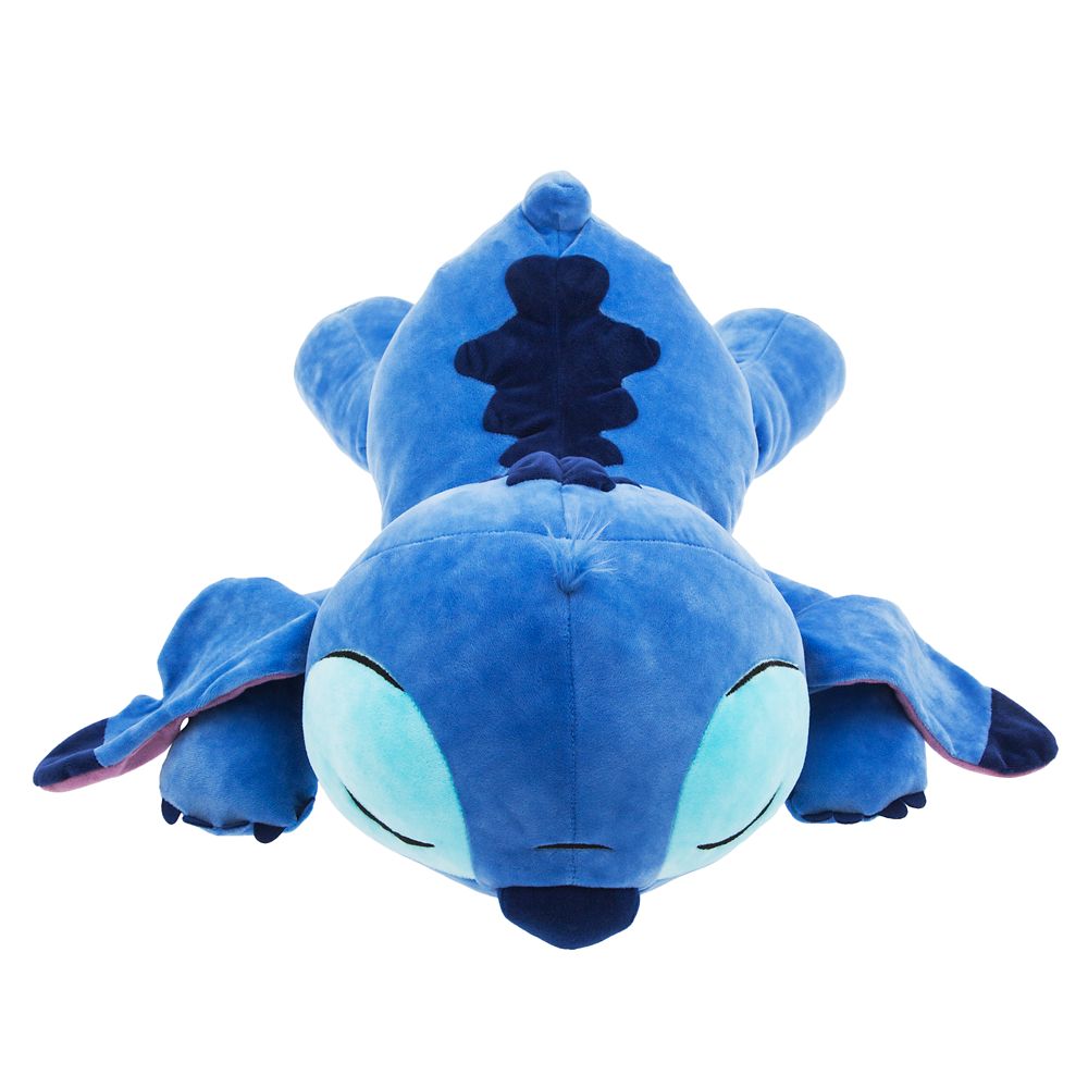 disney store stitch cuddleez large soft toy