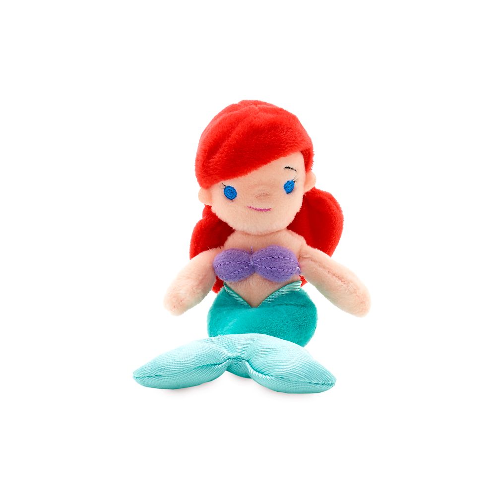 Ariel Tiny Big Fins Plush – The Little Mermaid – Micro – 5’’