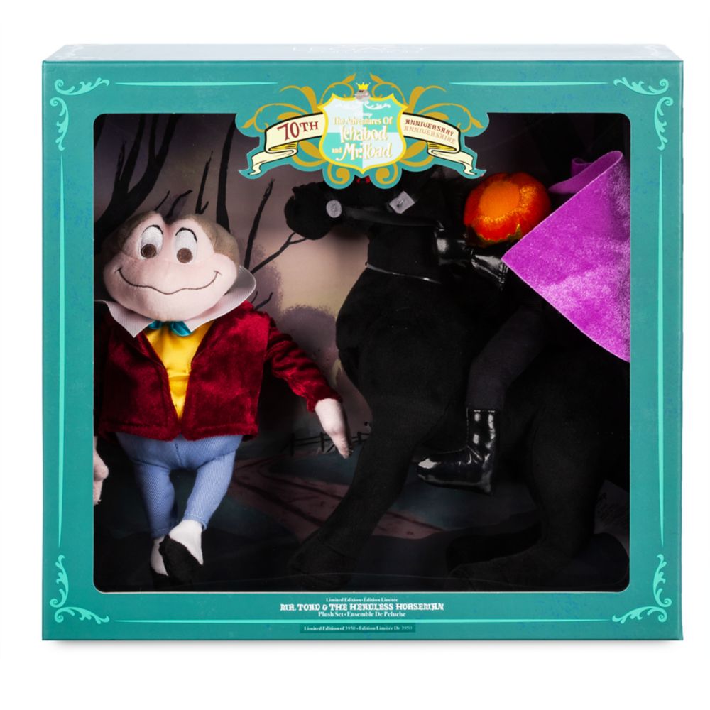 Mr. Toad and The Headless Horseman Plush Set – Limited Edition