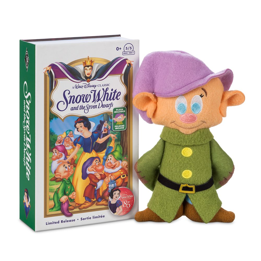 Dopey VHS Plush – Small – Snow White and the Seven Dwarfs – Limited Release is here now