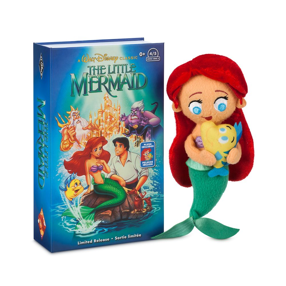 Ariel VHS Plush – Small – The Little Mermaid – Limited Release now out