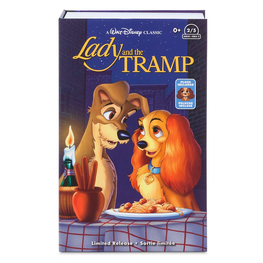 Lady VHS Plush – Small – Lady and the Tramp  – Limited Release