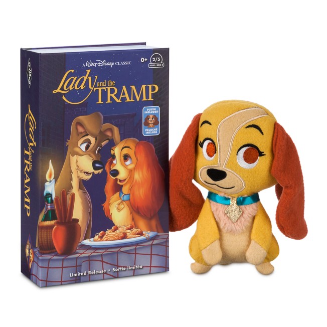 Lady VHS Plush – Small – Lady and the Tramp  – Limited Release