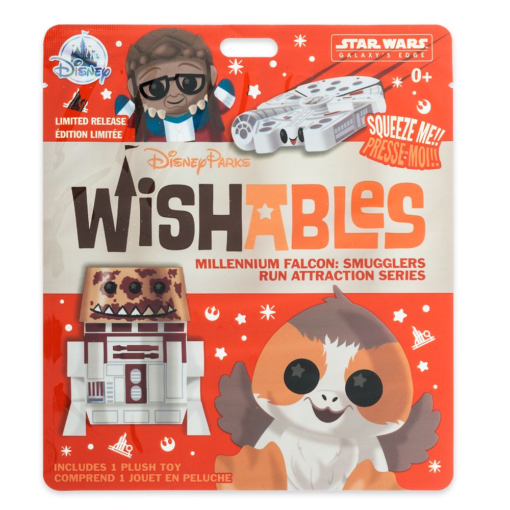 Disney Parks Wishables Mystery Plush – Millennium Falcon: Smugglers Run – Micro 4 3/4'' – Limited Release