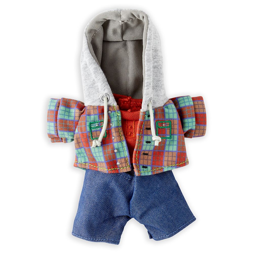 Disney nuiMOs Outfit – Flannel Hoodie and Jeans Set