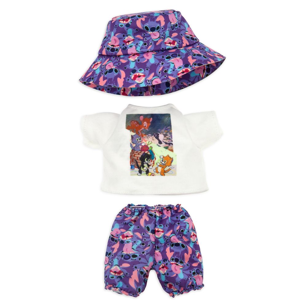 Disney nuiMOs Outfit – Graphic T-Shirt with Matching Pants and Bucket Hat