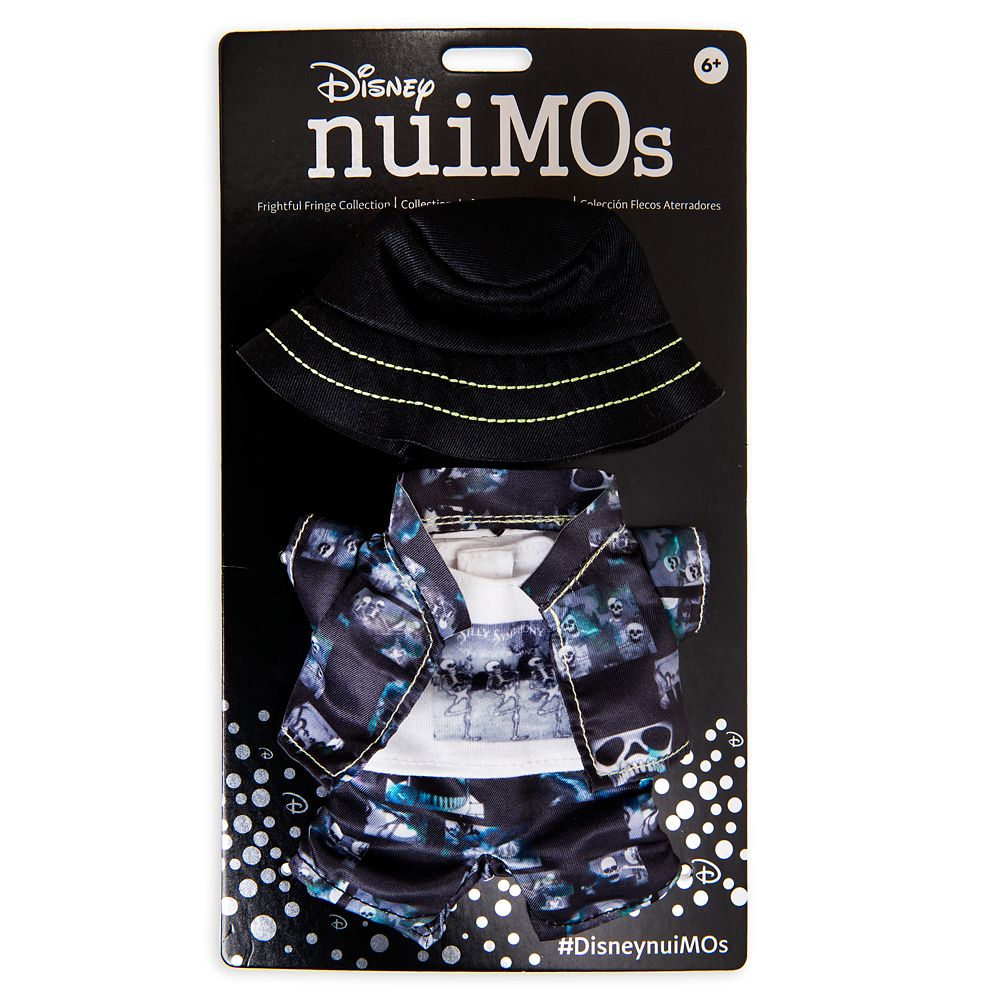 Disney nuiMOs Outfit – T-Shirt and Pants with Character Art and Black Bucket Hat