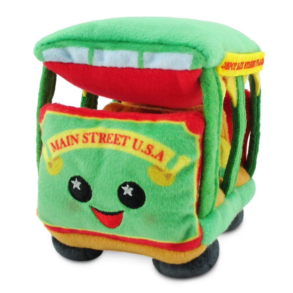 Main Street Trolley Disney Parks Wishables Plush – Transportation – Micro