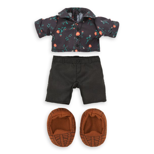 Disney nuiMOs Outfit – Floral Shirt with Black Pants and Sandals