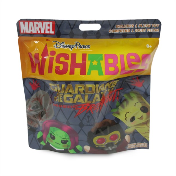 Disney Parks Wishables Mystery Plush – Guardians of the Galaxy: Mission Breakout! – Micro 4'' – Limited Release