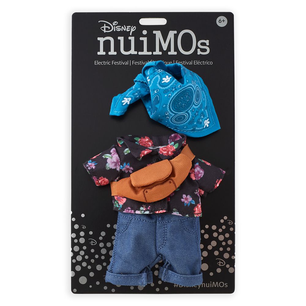 Minnie Mouse Disney nuiMOs Plush and Floral Shirt with Bandana and Sling Bag Set