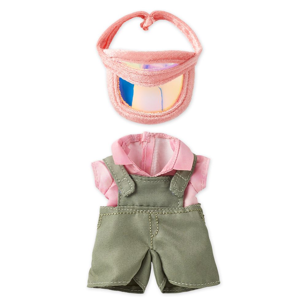 Disney nuiMOs Outfit – Olive Overalls with Pink Visor