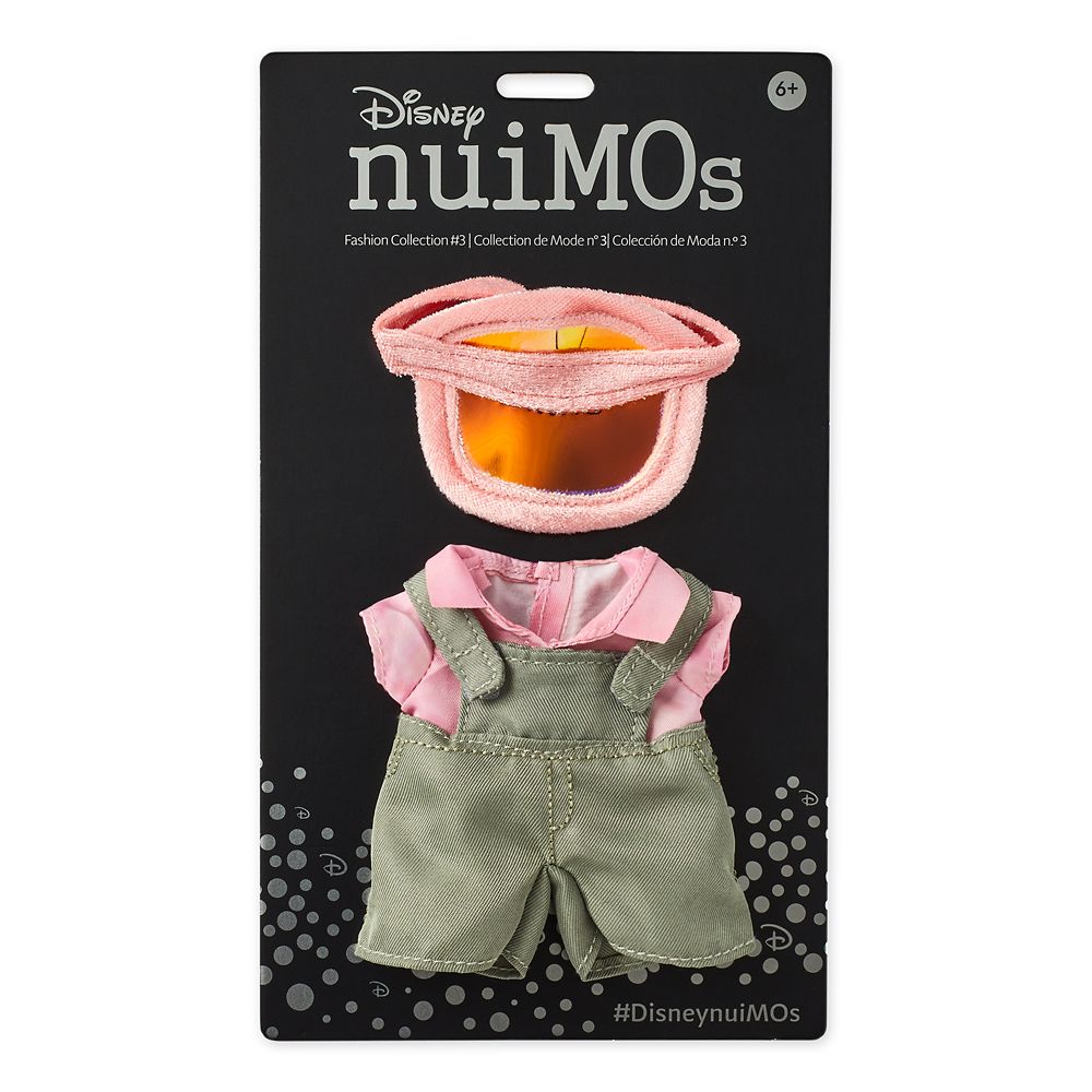 Disney nuiMOs Outfit – Olive Overalls with Pink Visor