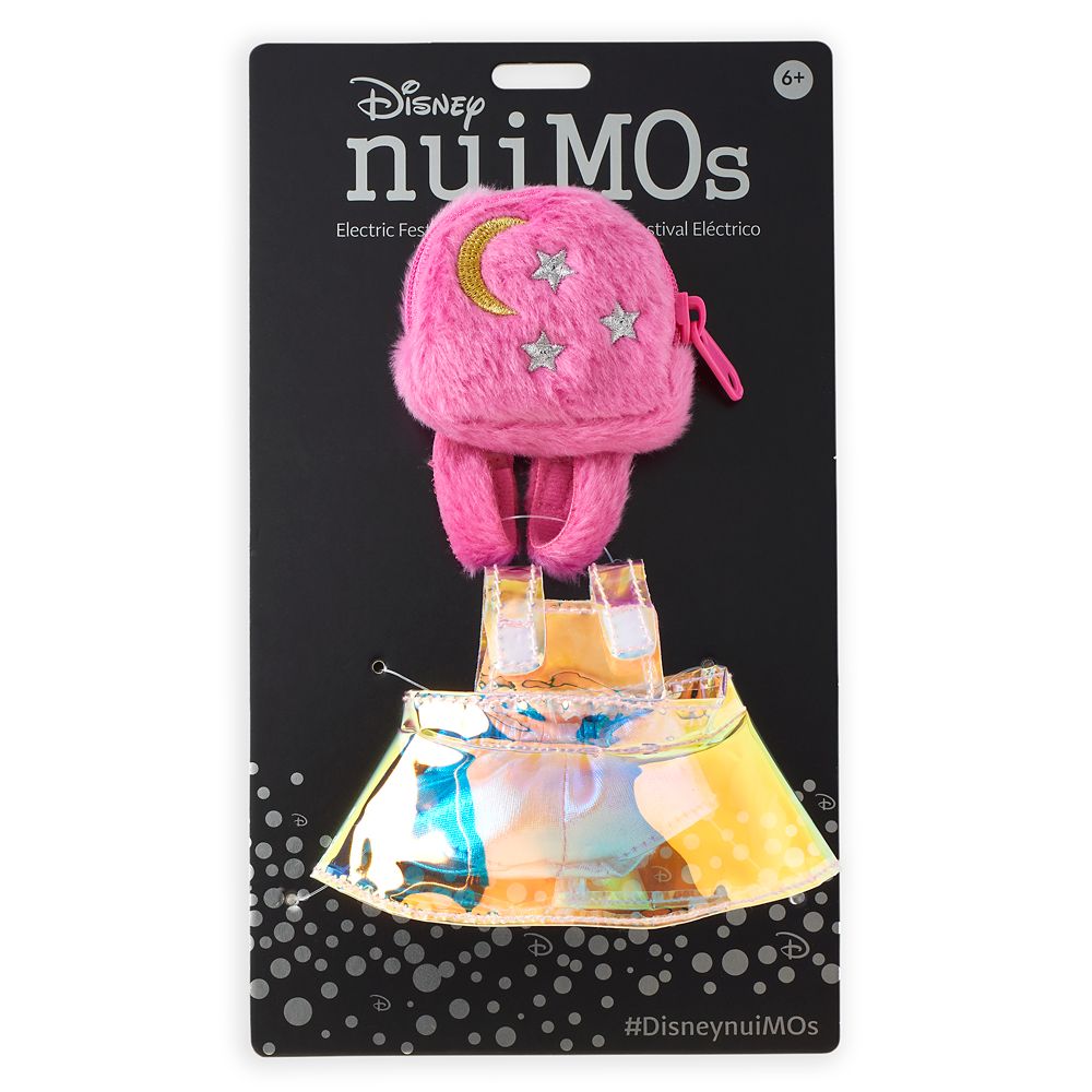 Disney nuiMOs Outfit – Holographic Dress with Pink Backpack Set