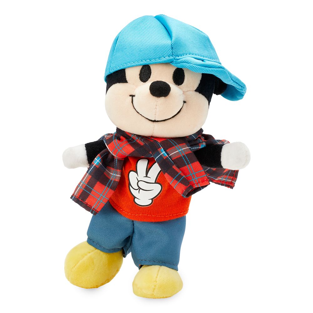 Disney nuiMOs Outfit – Tank Shirt with Blue Cap and Plaid Flannel Set