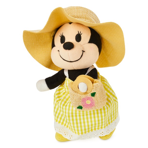 Disney nuiMOs Outfit – Yellow Gingham Dress with Sunhat and Straw Bag