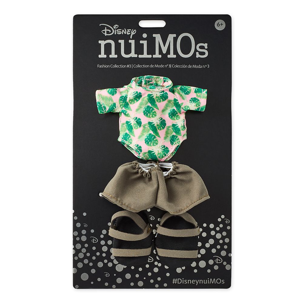 Disney nuiMOs Outfit – Rash Guard with Shorts and Strap Sandals