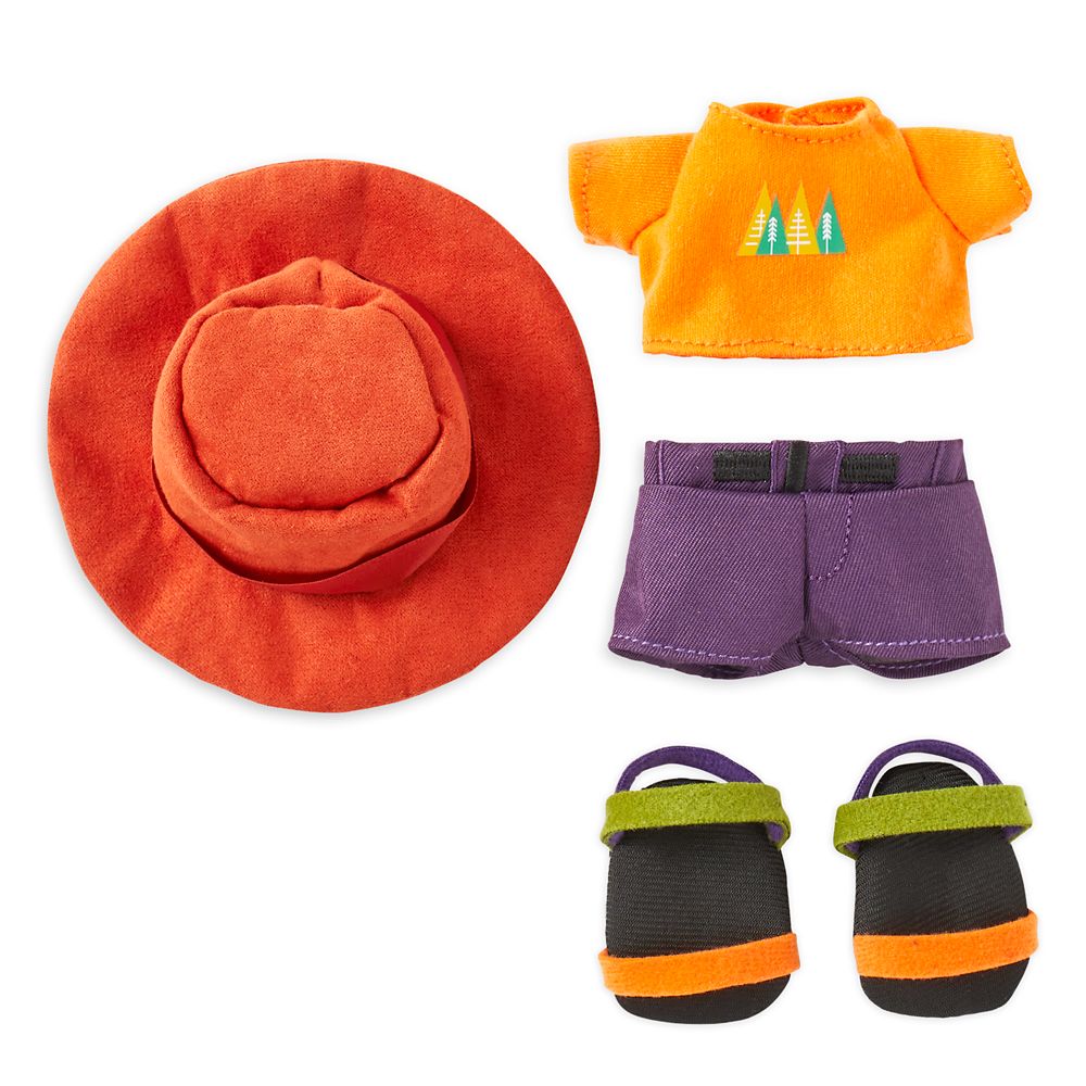 Disney nuiMOs Outfit – Orange T-Shirt with Brimmer Hat and Sandals