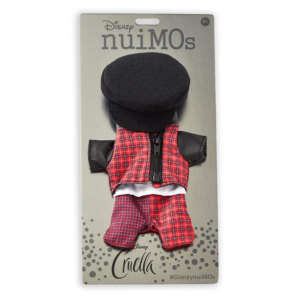Disney nuiMOs Outfit – Cruella Inspired Plaid Suit with Black Hat