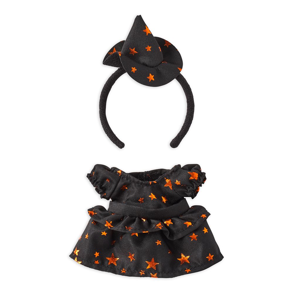 Disney nuiMOs Outfit – Black and Orange Dress with Witch Hat Headband