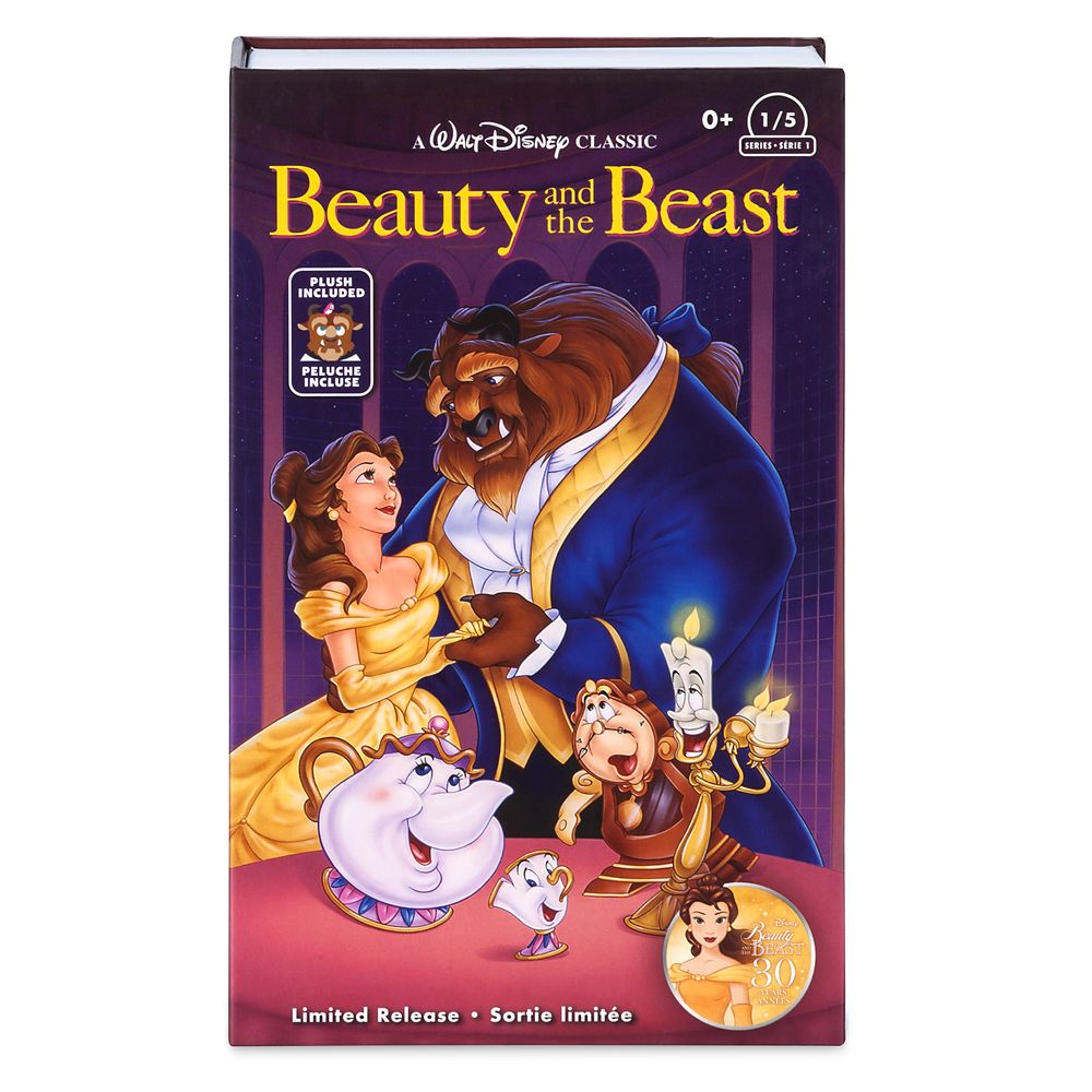 Beast VHS Plush – Beauty and the Beast – Small 8'' – Limited Release