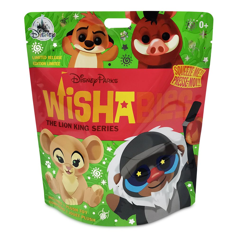 Disney Parks Wishables Mystery Plush – The Lion King – 5'' – Limited Release