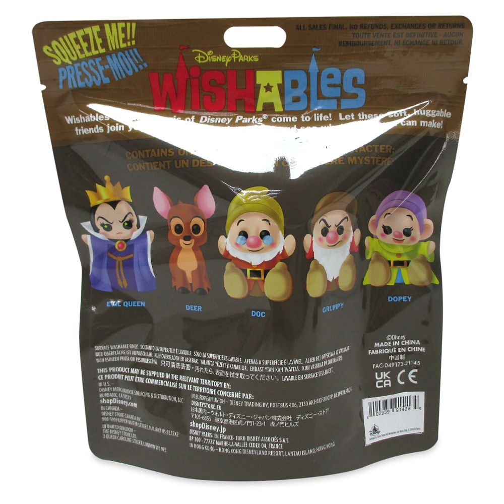 Disney Parks Wishables Mystery Plush &ndash; Snow White and the Seven Dwarfs &ndash; Micro 5'' &ndash; Limited Release