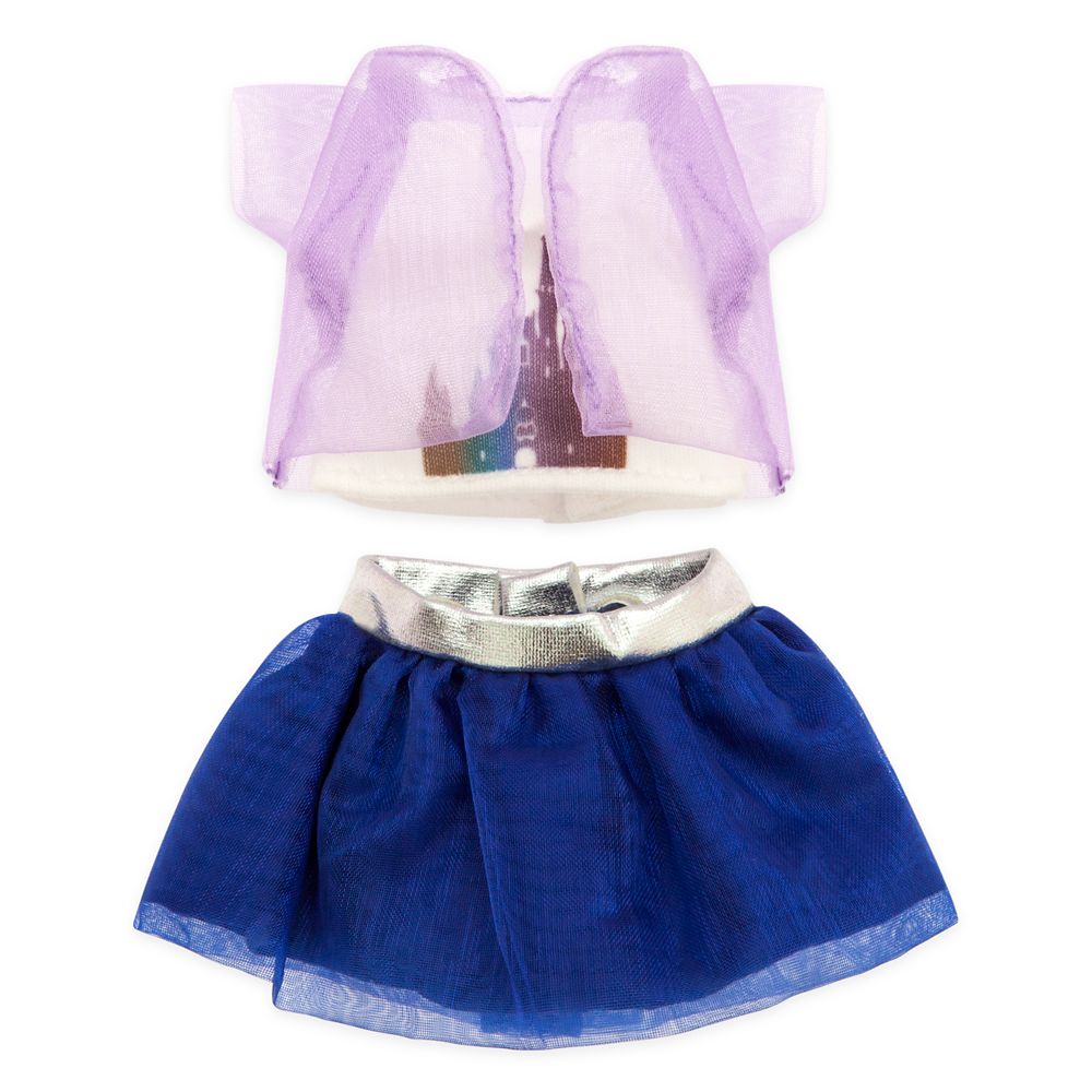 Disney nuiMOs Outfit – Blue Tutu Skirt with White Castle Tank Top and Purple Shawl – Walt Disney World 50th Anniversary now out