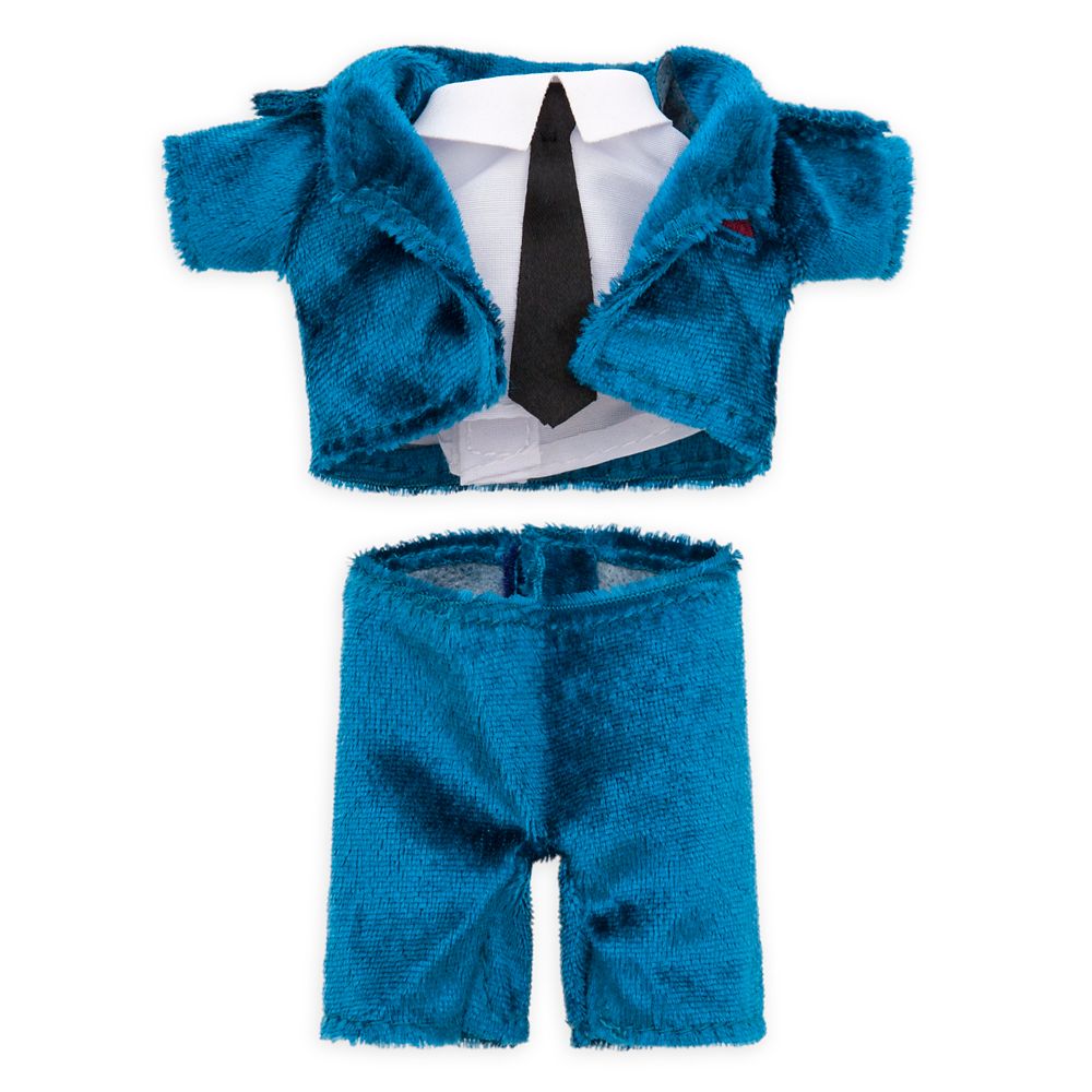 Disney nuiMOs Outfit – Blue Velvet Suit with White Shirt and Black Tie