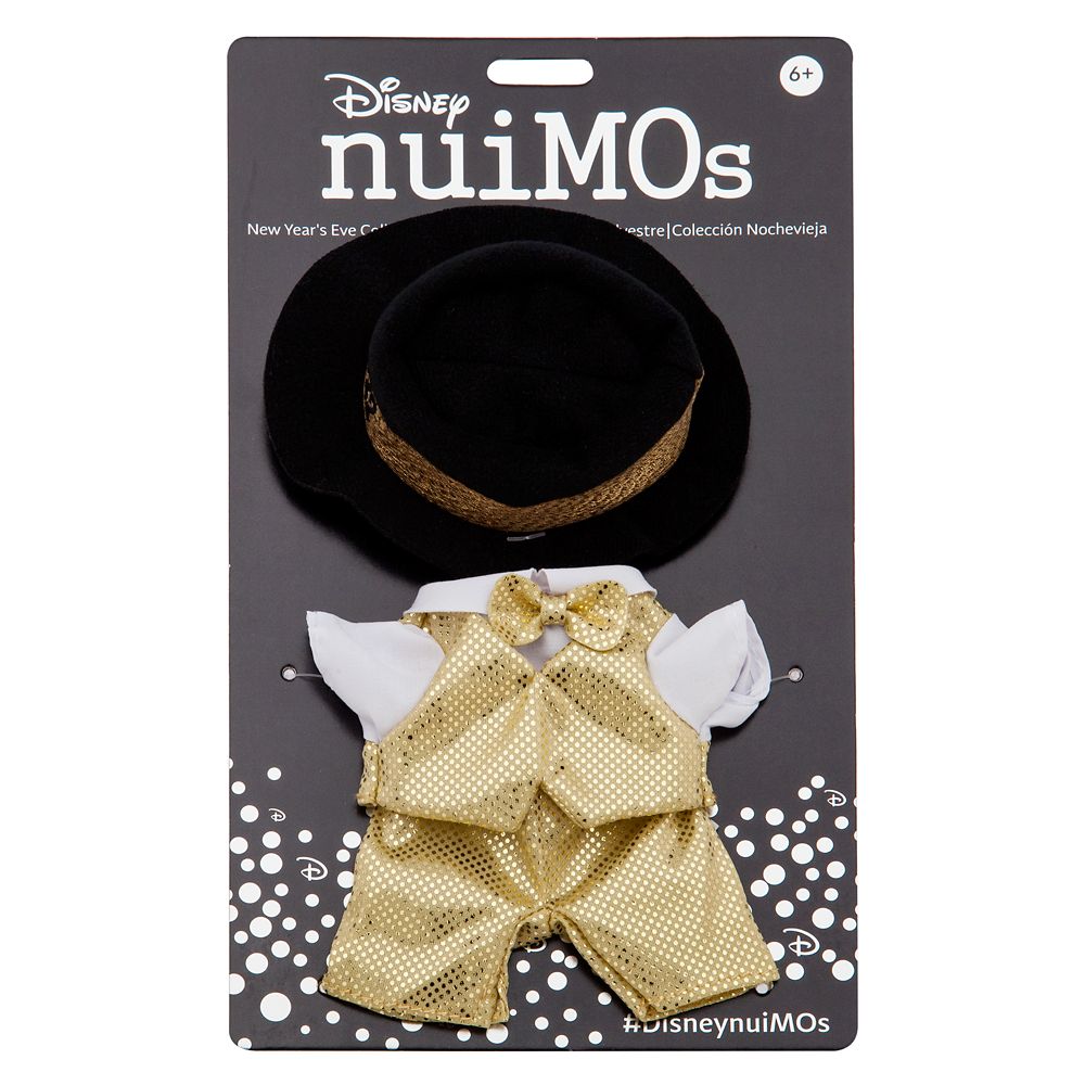 Disney nuiMOs Outfit – Gold Suit with Black and Gold 2022 Hat