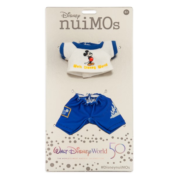 Disney nuiMOs Outfit – Blue and White Walt Disney World Set – Walt Disney World 50th Anniversary