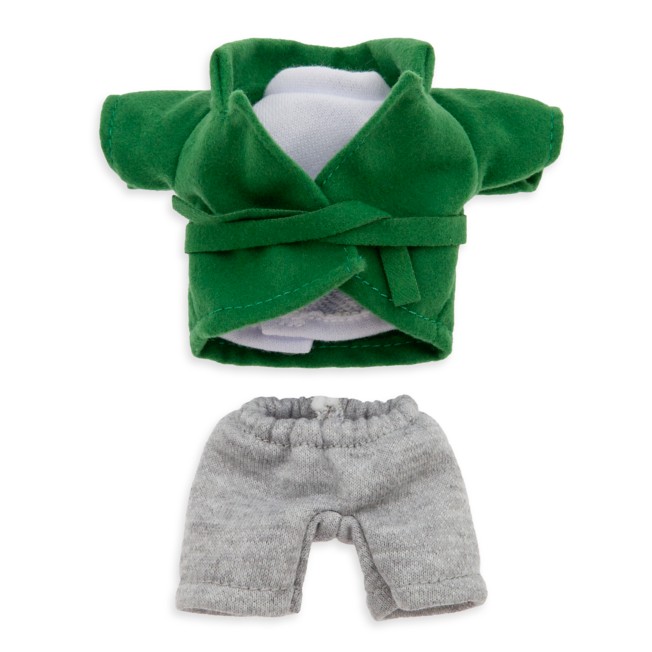 Disney nuiMOs Outfit – Green Jacket with White Shirt and Gray Sweatpants