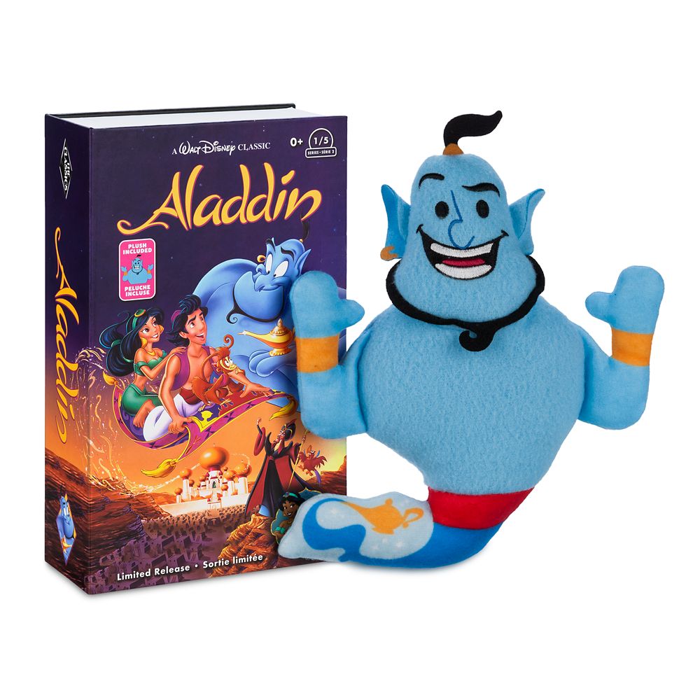 Genie VHS Plush – Aladdin – Small 8'' – Limited Release