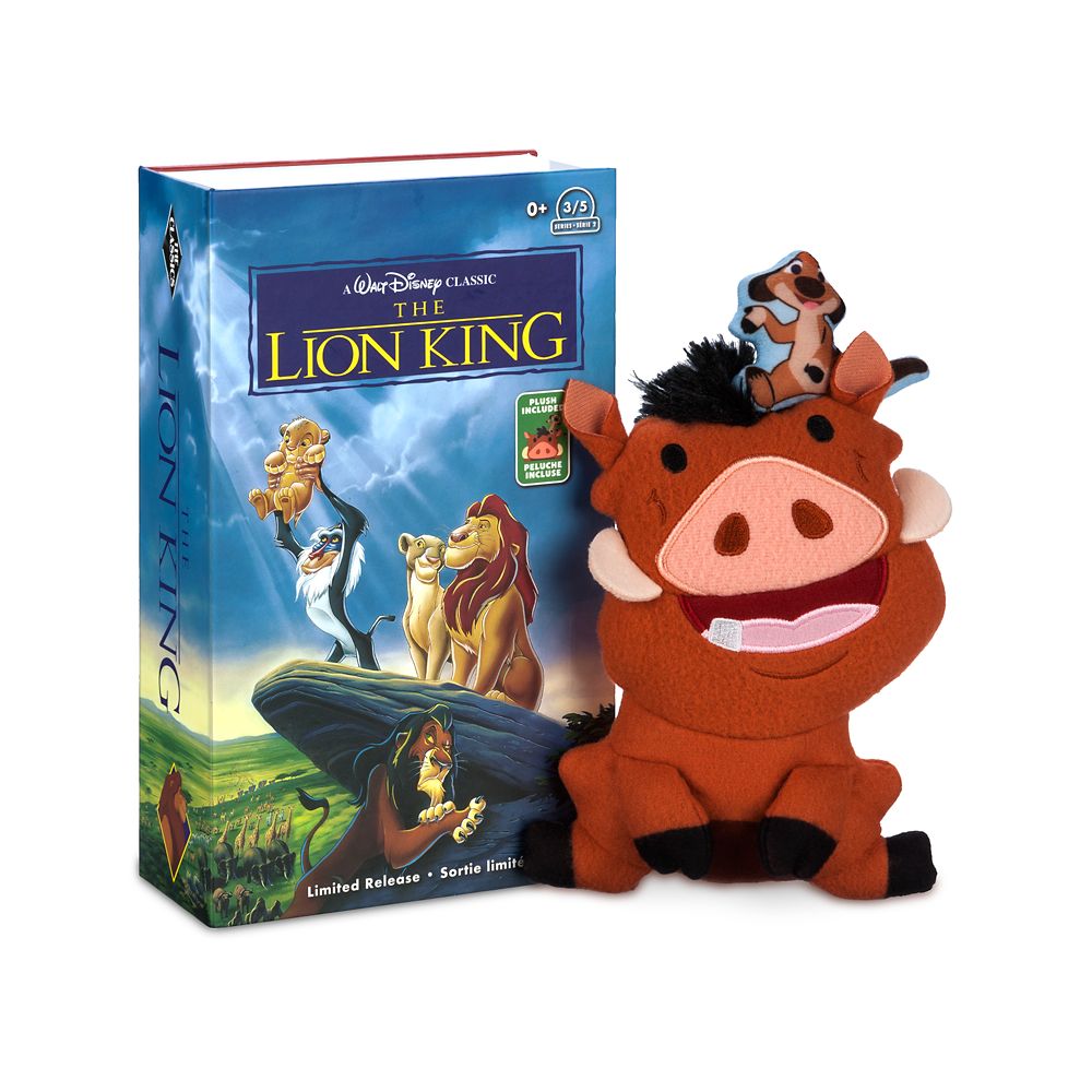 Timon and Pumbaa VHS Plush – The Lion King – Small 8'' – Limited Release