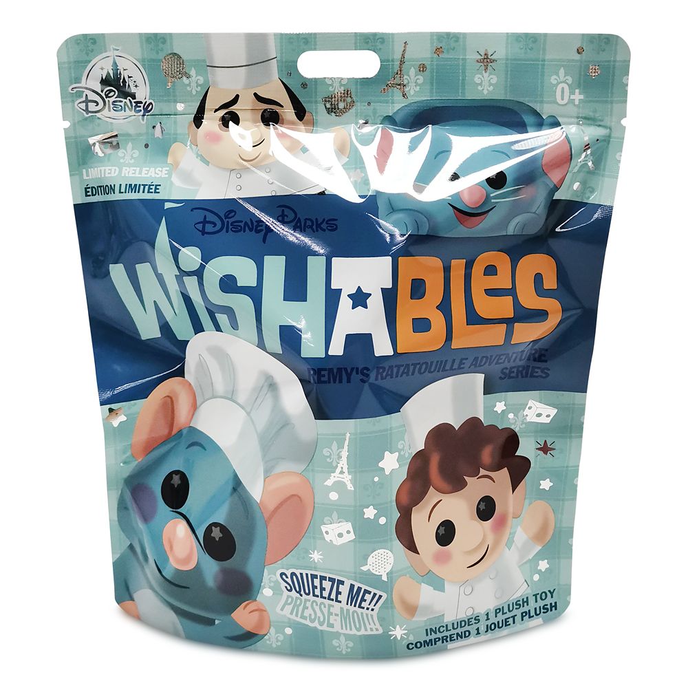Disney Parks Wishables Mystery Plush – Remy's Ratatouille Adventure Series – Micro – Limited Release